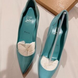 Christian Louboutin Turquoise Heels